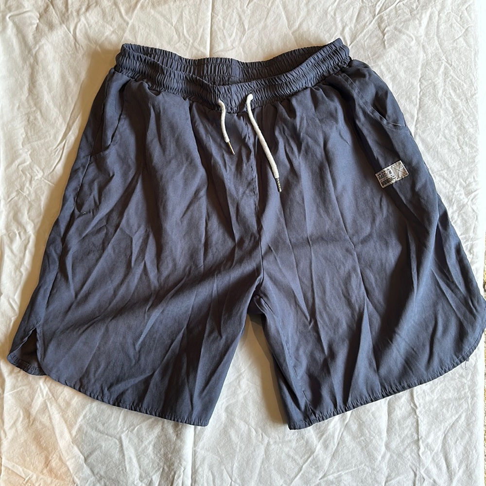 Romwe Men’s shorts — lightweight, slate blue